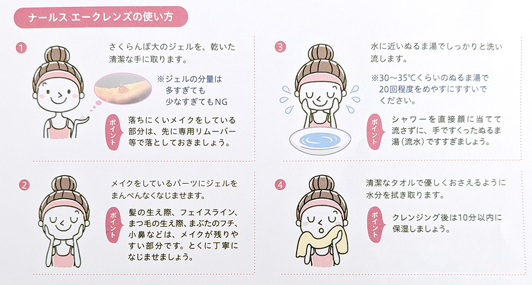 ナールス エークレンズの使い方